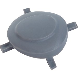 Grauer Umstellknopf aus Gummi für Odiel Geschirrbrause als Ersatzteil.