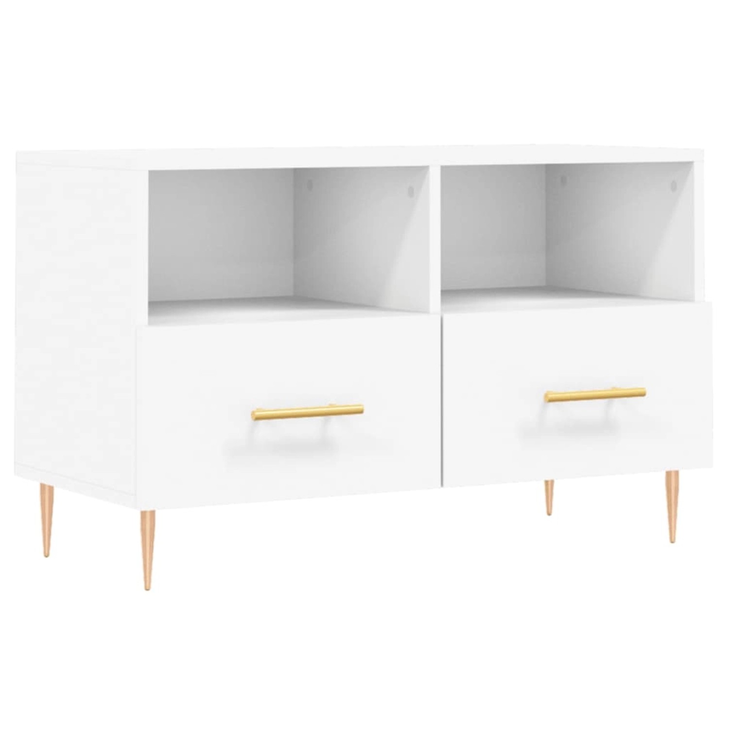 vidaXL TV-Schrank Weiß 80x36x50 cm Holzwerkstoff 828956 günstig online kaufen