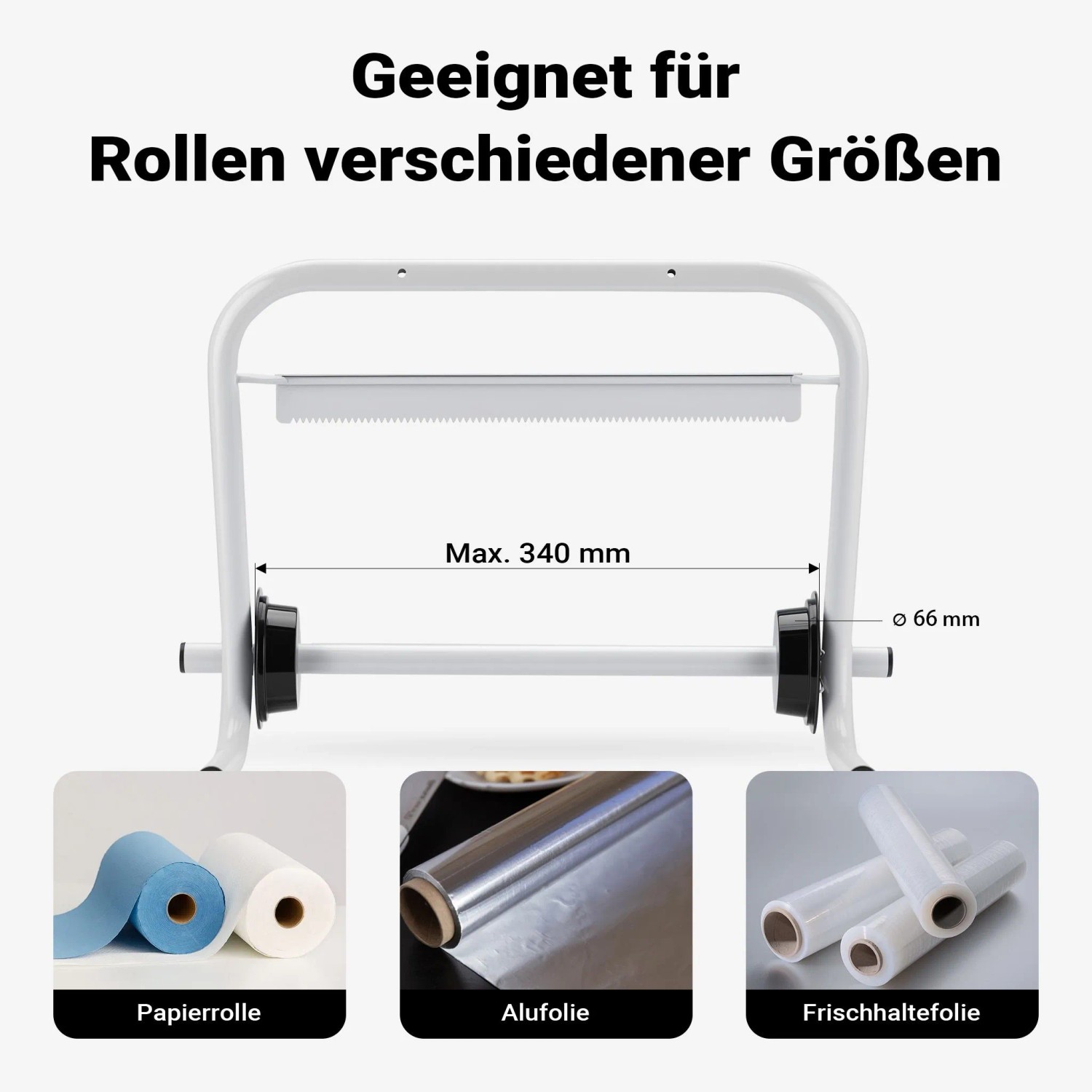 Wiltec Papierrollenhalter Ø40X34Cm Papierspender 31X45,5X38,5Cm Putzrollenhalter_4