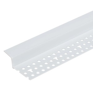 Protektor Schattenfugenprofil 50x 305 cm Weiß mit 12 mm Schattenfuge für Trockenbau