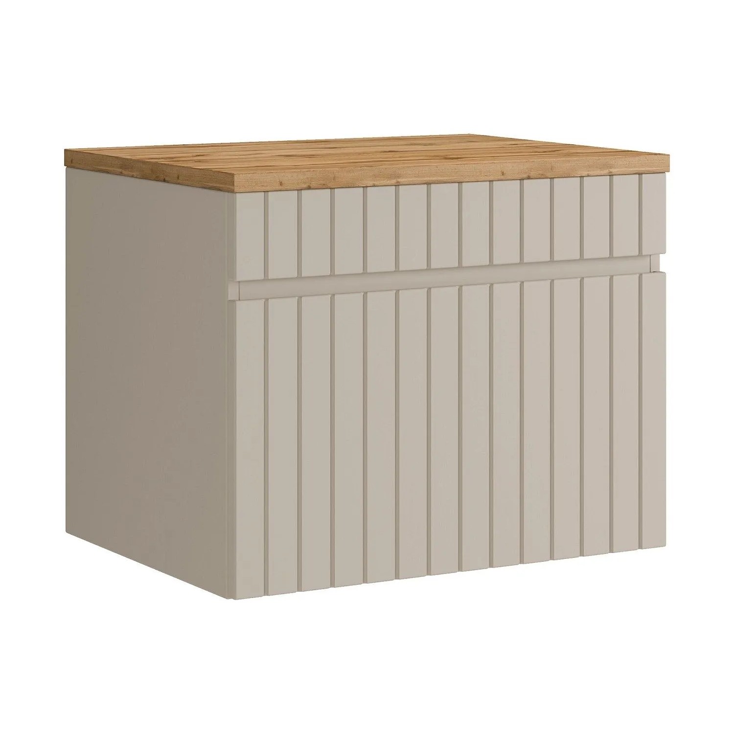 Vente-unique Waschbeckenunterschrank Satara Beige 60 cm