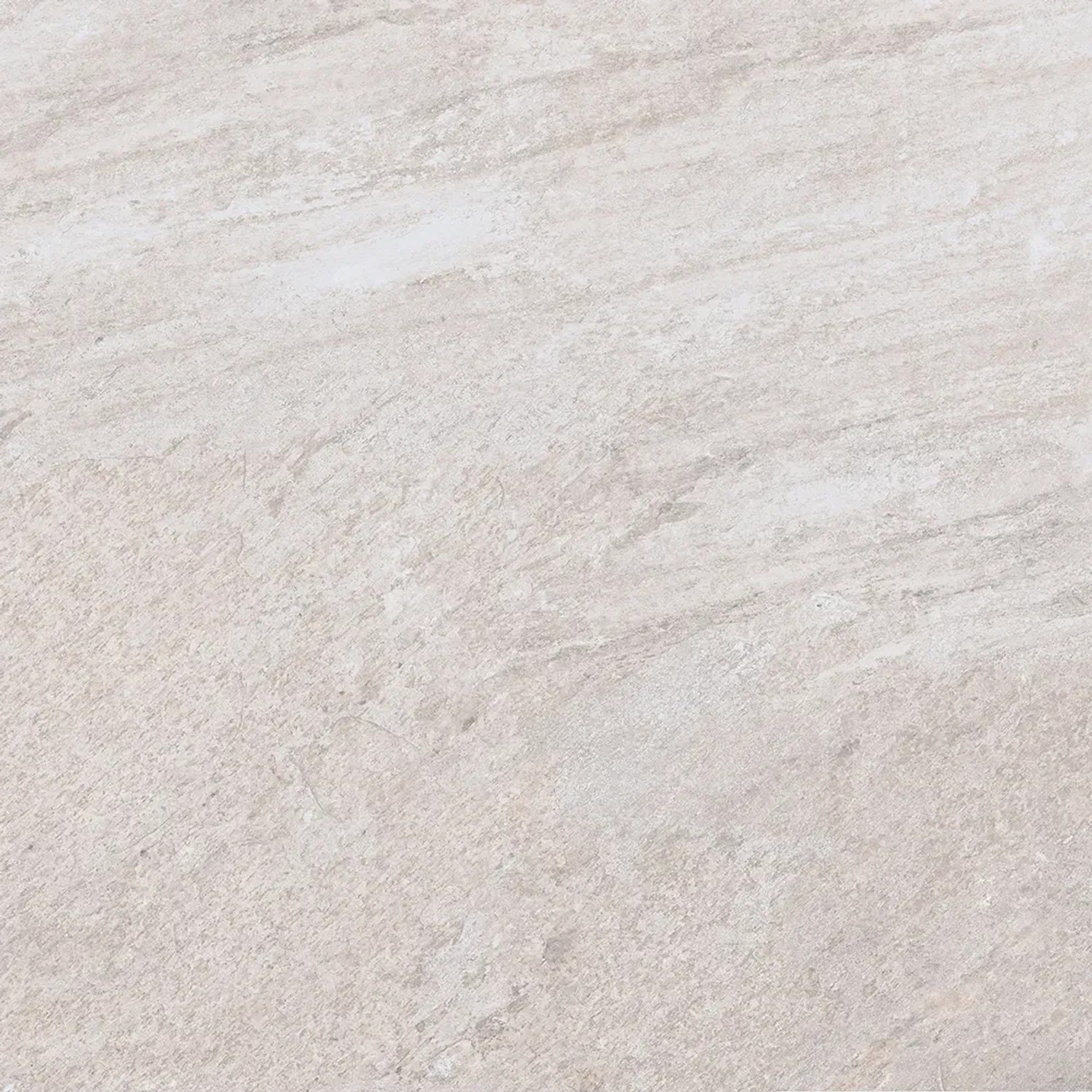 Bodenfliese Feinsteinzeug Olympus, weiße, matte Fliese in Steinoptik, 59,7x59,7 cm.