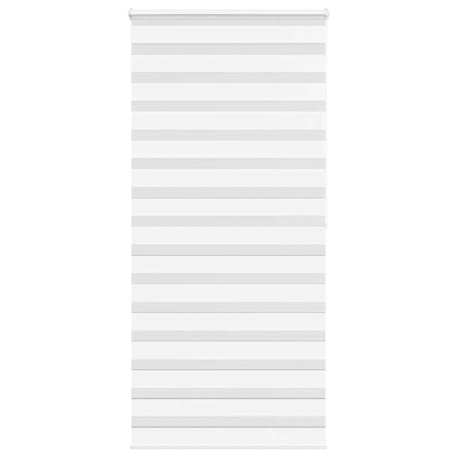 vidaXL Doppelrollo Weiß 95x200 cm Stoffbreite 90,9 cm Polyester 4014780 günstig online kaufen