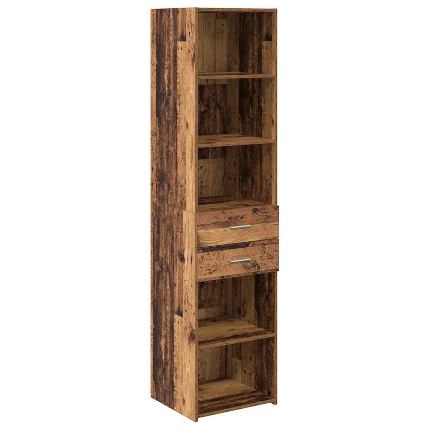 vidaXL Highboard Altholz 45 x 42,5 x 185 cm Holzwerkstoff 3402638 günstig online kaufen