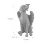 Relaxdays Grabengel für Hunde Polyresin Grau Wetterfest 20 cm x 11 cm x 11 cm_4