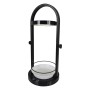 Schwarze Näve LED-Tischleuchte Pflanzen, 53,5 cm hoch, mit Wachstumslampe und Pflanzschale.