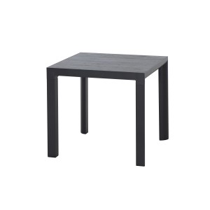 Rechteckiger Siena Garden Gartentisch Silva Wood, 80x80 cm, mit Aluminiumrahmen und Keramik-Tischplatte.