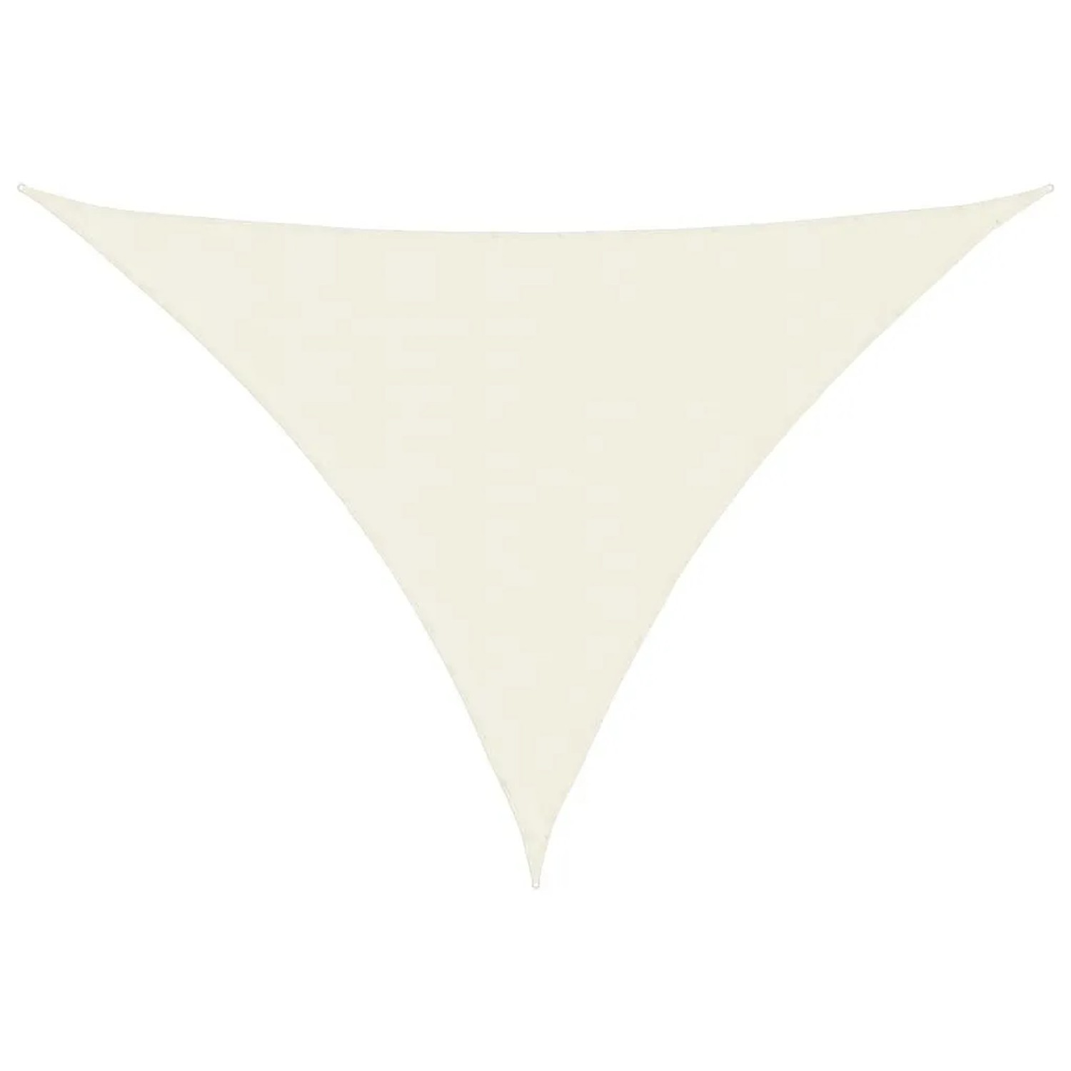 Furnicato Sonnensegel Oxford-gewebe Dreieckig 35x35x49 M Creme