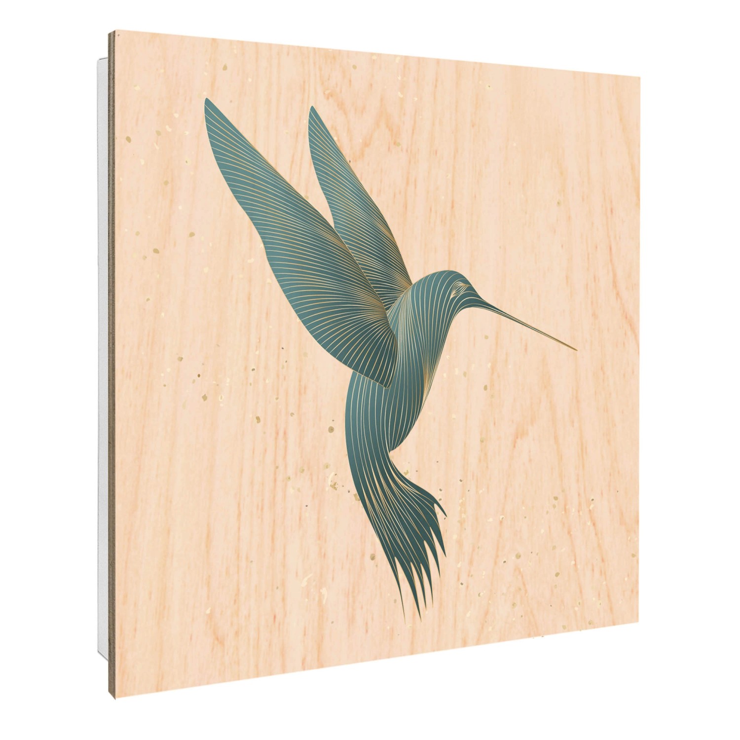 Banjado Großer Schlüsselbox Holz 30x30cm Weiß Scharnier Rechts 50 Haken Sch günstig online kaufen