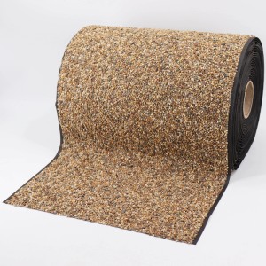 Sandfarbene Aquagart Steinfolie (10m x 0,6m) für Teich und Bachlauf.