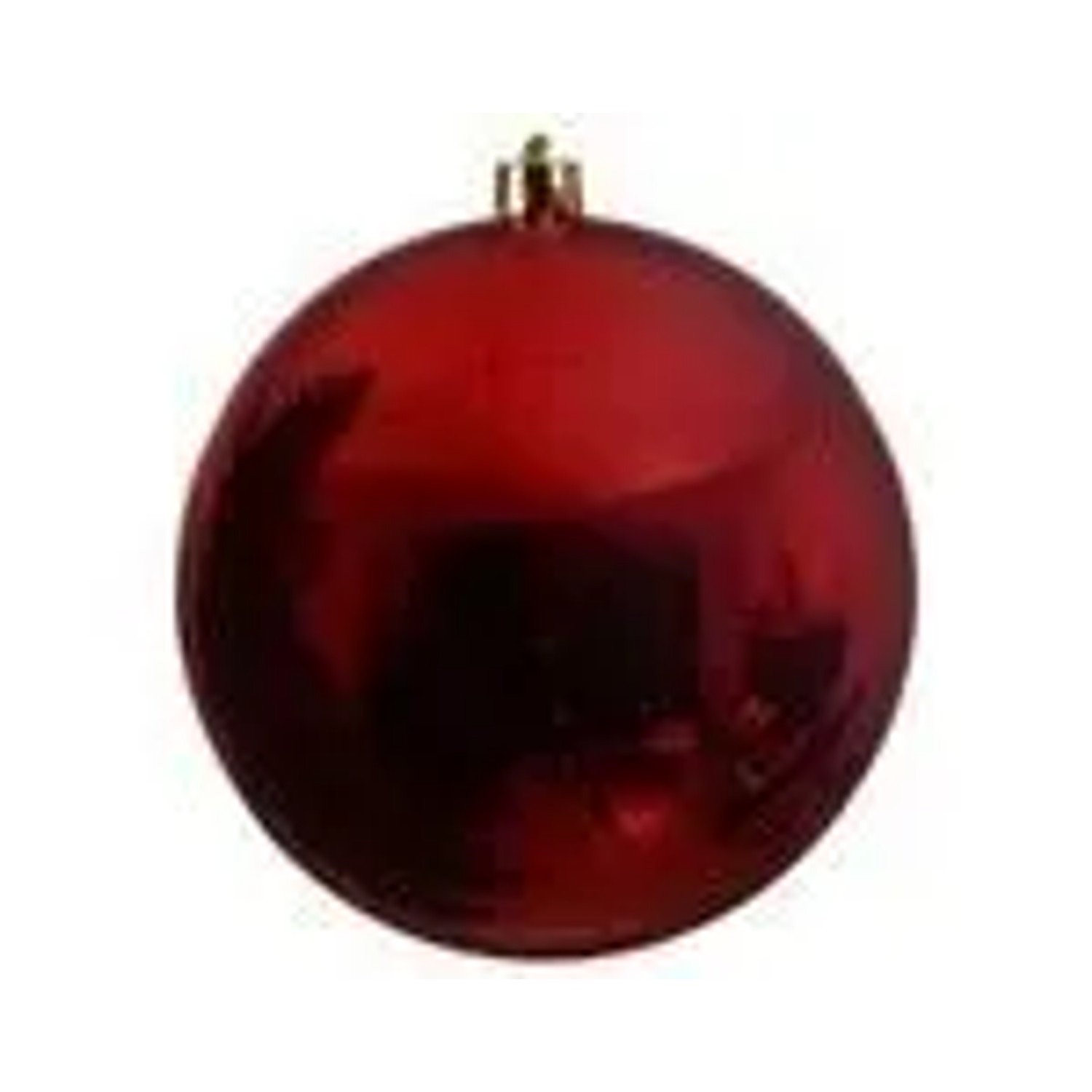 Kaemingk Weihnachtsbaumkugeln Bruchfest 20 Cm 1 Stueck Rot Glanz