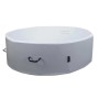 MCW Whirlpool N97 Ersatz-Pool 5 Personen Aufblasbar Rund Ø180cm Grau-Weiß