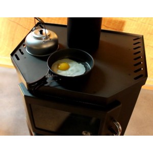 Victoria Kaminofen Taro 2FS Speckstein mit Backfach und 9,51 kW