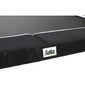 Schwarzer Salta Premium Trampolin-Schutzrand, 214x153 cm, für Trampoline der Black Edition.