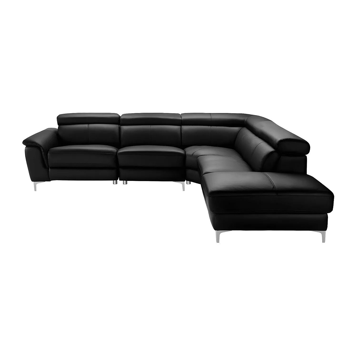 Vente-unique Relaxsofa Sitia Schwarz 293 cm