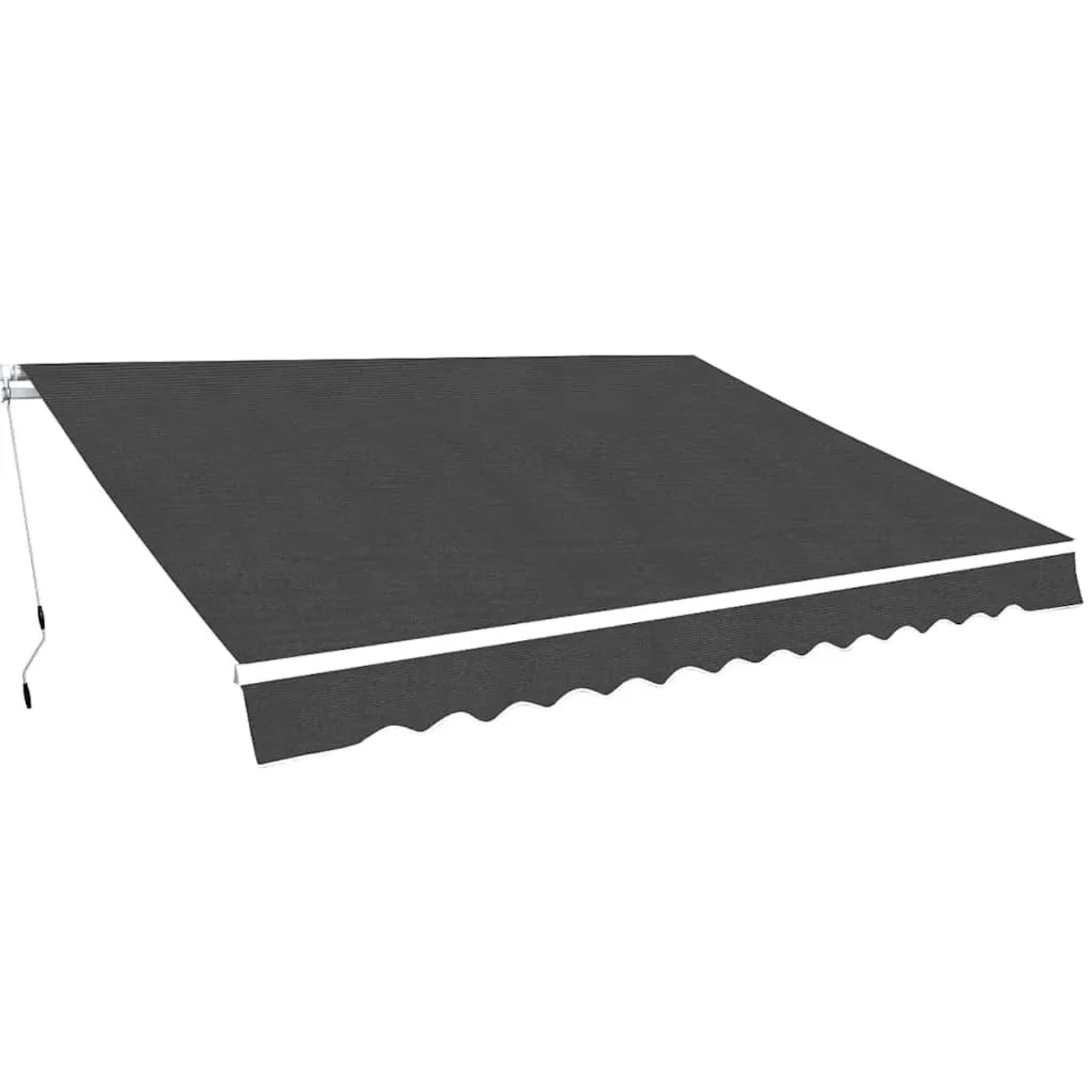 vidaXL Gelenkarmmarkise 500 cm Anthrazit 275569