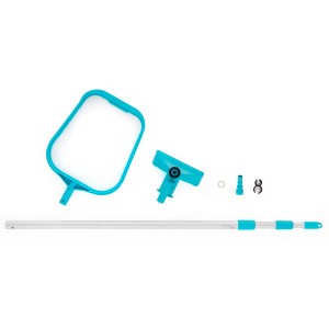 Intex Reinigungs-Set Venturi: Poolsauger mit Kescher, Bodensauger und Teleskopstange.