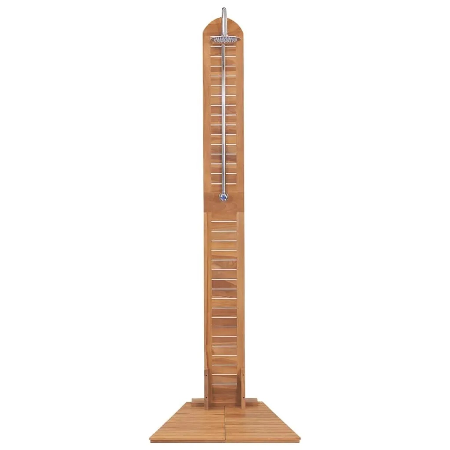 vidaXL Gartendusche Massivholz Teak 70x75x204 cm 44667_4