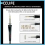 CCLIFE Brandmal Lötkolben Set: Anleitung zur Installation der 22 wechselbaren Spitzen für Holzmalerei und Gravur. 30W.