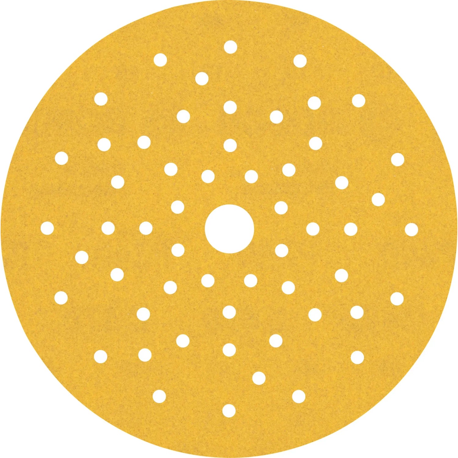 Gelbes Bosch Expert Schleifblatt C470, Ø 150 mm, Körnung K60-240, 6-teilig für Exzenterschleifer.