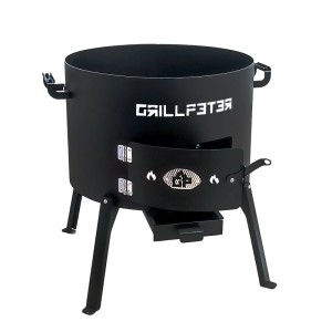 Grillpeter Utschak Nurlan Feuerofen für Kazan 22L Uchag Ø50 cm