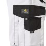 Hans Schäfer Arbeitshose Short Athos, weiß/schwarz, Gr. 50, Detailansicht der Tasche.
