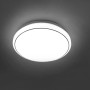 Weiße LED-Deckenleuchte Jupiter, Ø 35 cm, von Just Light. Runde Form, modernes Design.