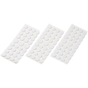 105-teiliges Set Filzgleiter in Weiß für Möbel, zum Schutz von Böden vor Kratzern.