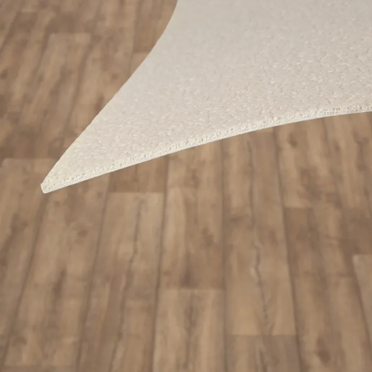 Detailaufnahme: Karat CV Bodenbelag Atlantic Eiche Antik, PVC-Boden in Holzoptik, Textilrücken.