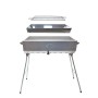 Grillpeter Mangal Set Taschkent Schaschlikgrill mit 9er Drehspieß Spieße Motor_3