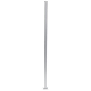 vidaXL Zaunpfosten 2 Stk Aluminium 185 cm 49076