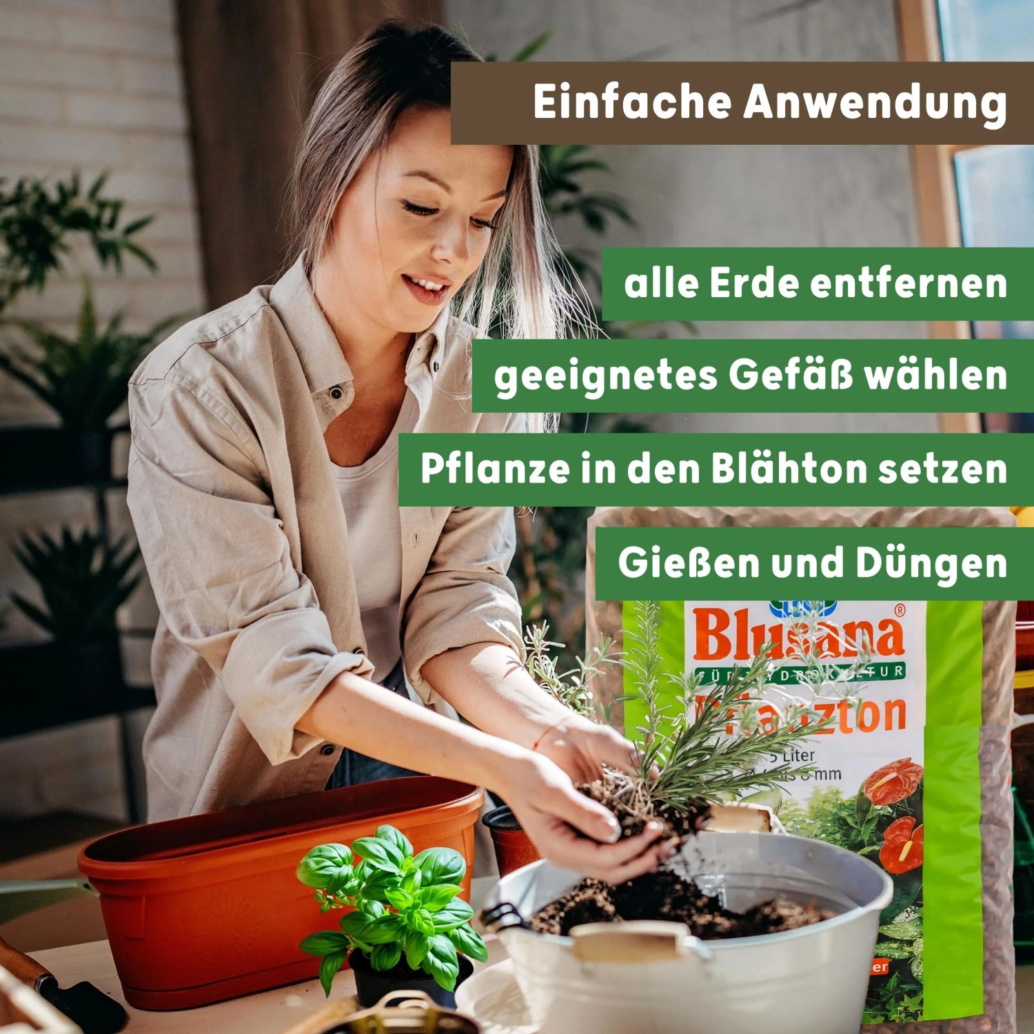 Blusana Blähton 10 l 4-8 mm Made in Germany Drainage Hydrokultur Substrat kaufen bei OBI