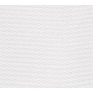 Weiße Strukturprofiltapete von A.S. Création mit feiner, dreidimensionaler Uni-Optik.