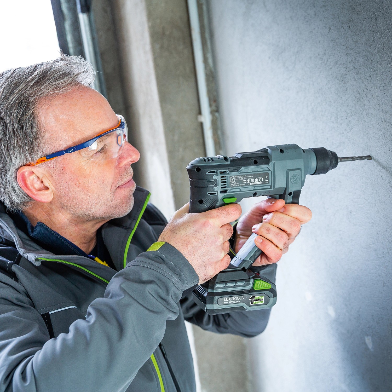 LUX AkkuBohrhammer 1 PowerSystem ABH20 kaufen bei OBI
