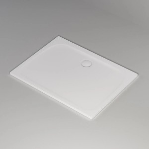 pianura Duschwanne Emilia, 120x90 cm, aus Mineralguss, für bodenebene Dusche.