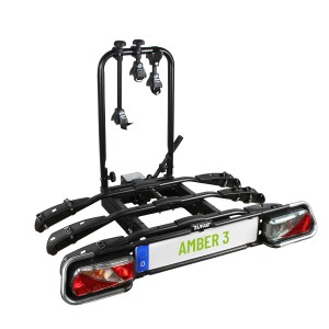 Eufab Amber 3 Fahrradträger für Anhängerkupplung, geeignet für 3 Fahrräder.