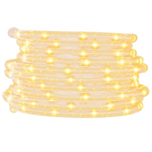 vidaXL Lichtschlauch 1200 LEDs Warmweiß 50 m PVC 343309