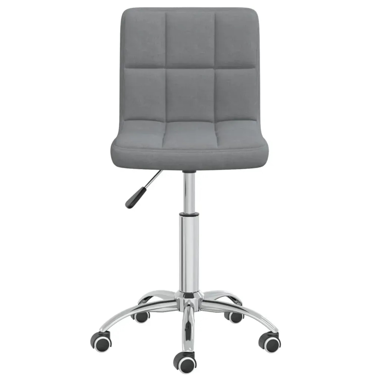 vidaXL Esszimmerstuhl Drehbar Hellgrau Stoff 3087531