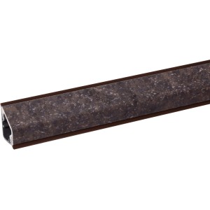 Kaindl Wandanschlussprofil Steel Grey Coffee, 63,5 cm, für Arbeitsplatten