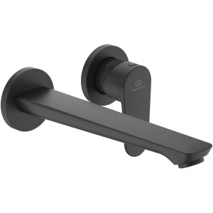 Ideal Standard Cerafine O Waschtischarmatur Unterputz, Silk Black. Elegante, schwarze Wandarmatur.