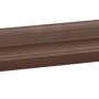 Florus Universal Pflanzkasten-Untersetzer, 100 cm, braun, aus recyceltem Kunststoff.