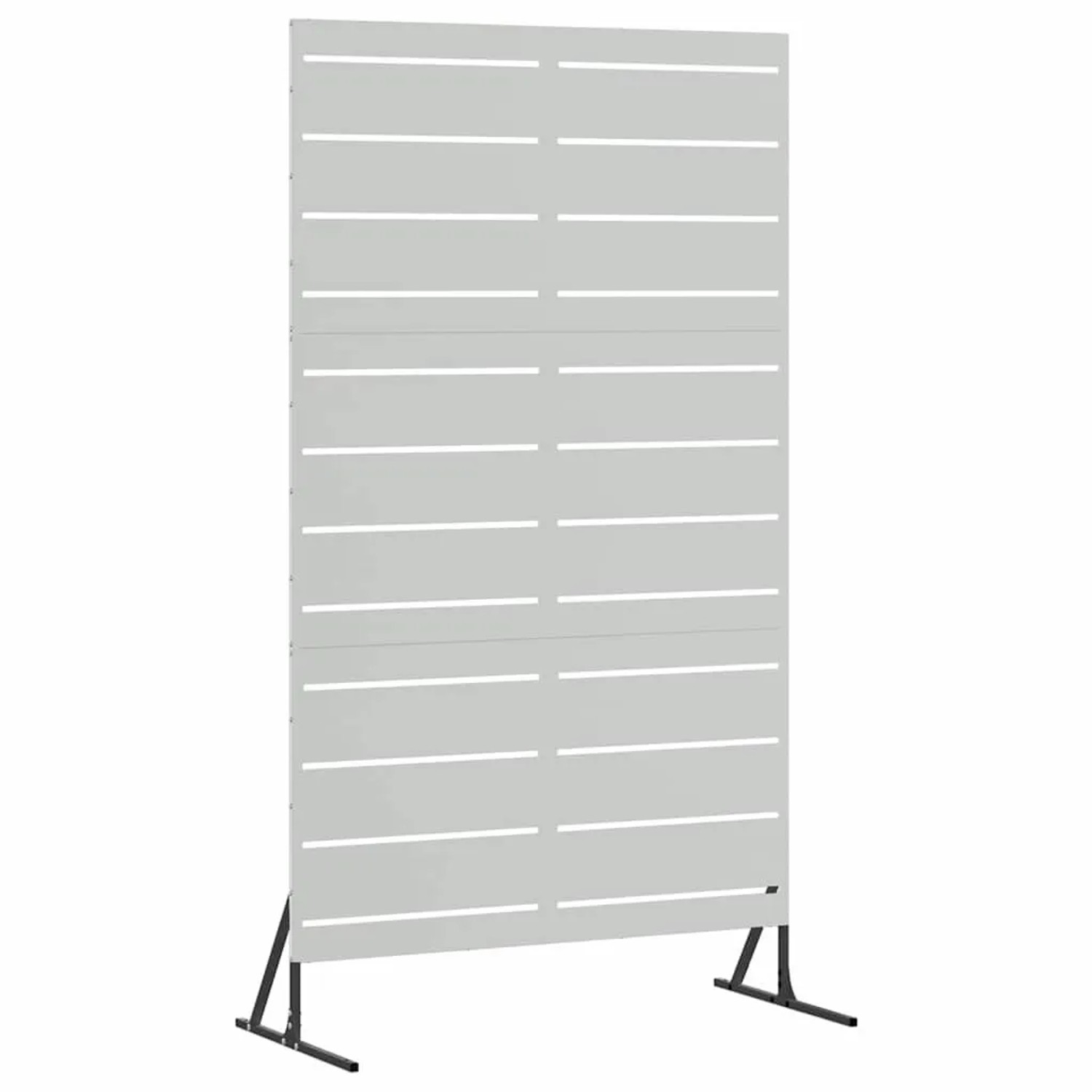 Image of vidaXL Sichtschutz Grau 100 x 50 x 180 cm Stahl 868568