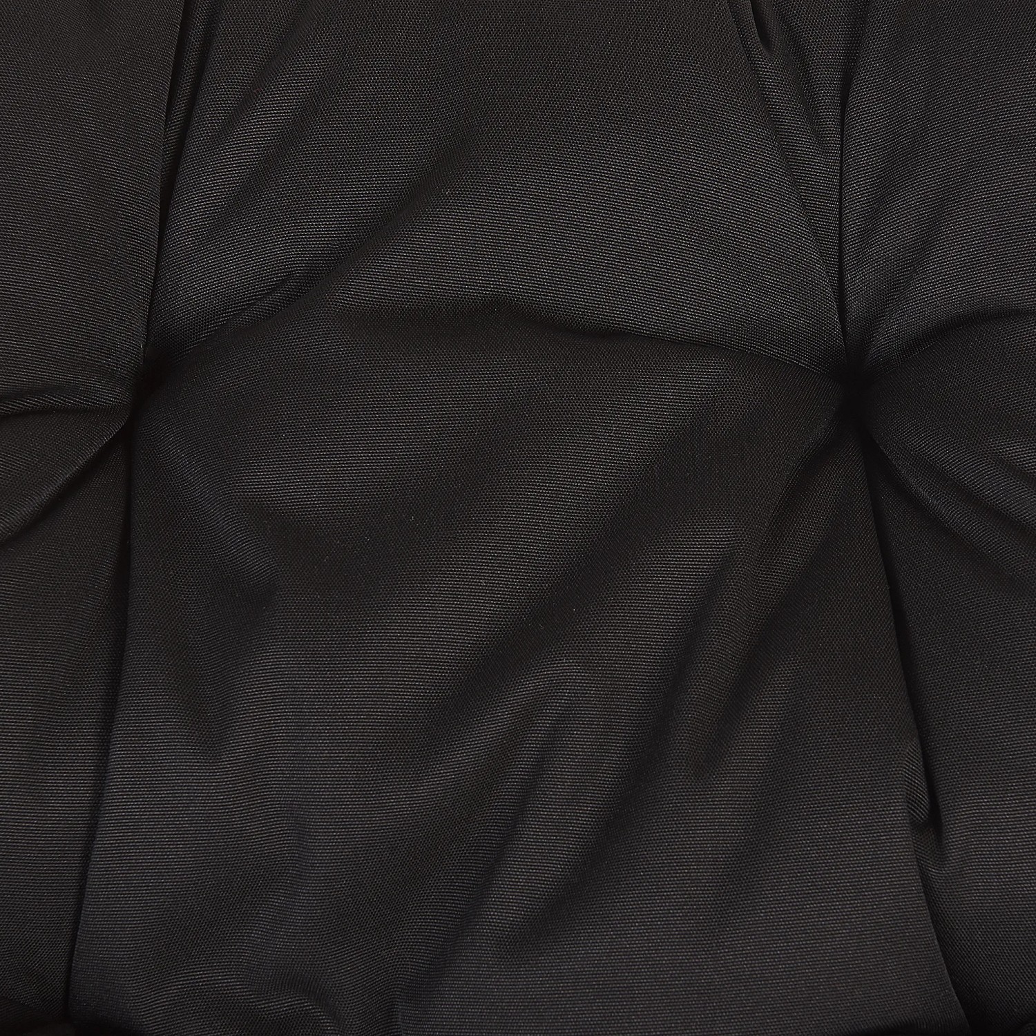 Detailaufnahme Sitzkissen (schwarz) für Beliani Hängesessel, Stoffstruktur