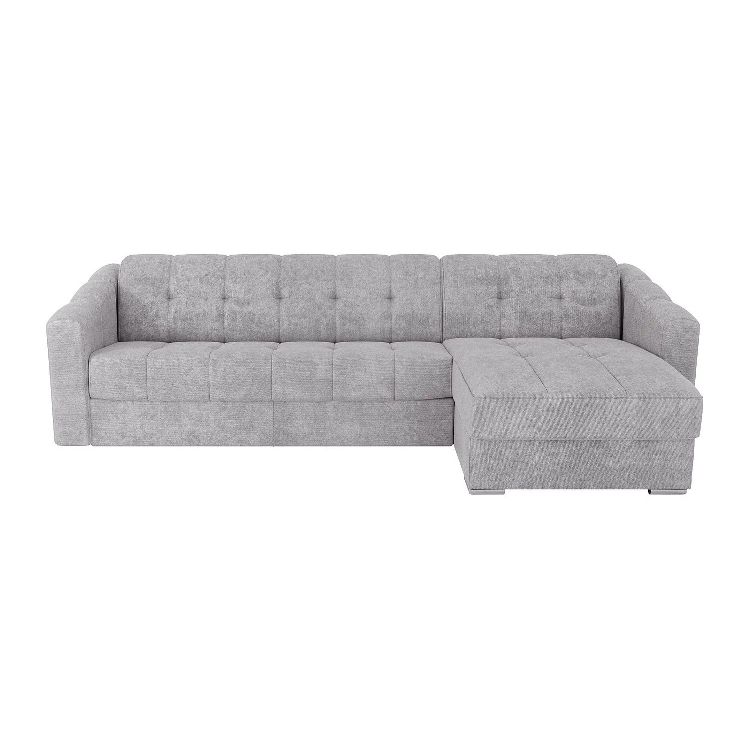 Vente-unique Schlafsofa Darielo Hellgrau 275 cm