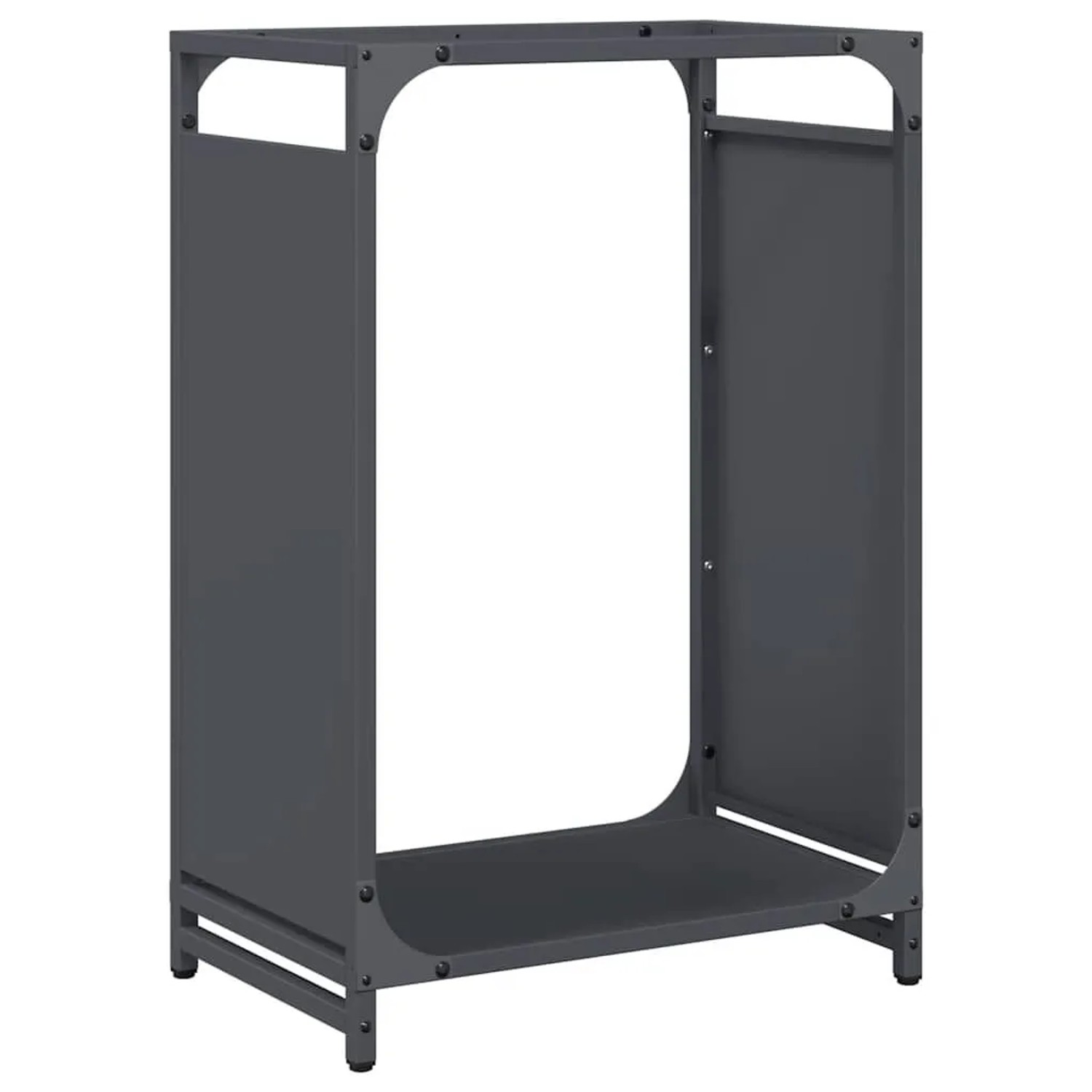 vidaXL Brennholzregal Anthrazit 44x28x65 cm Kaltgewalzter Stahl 864197