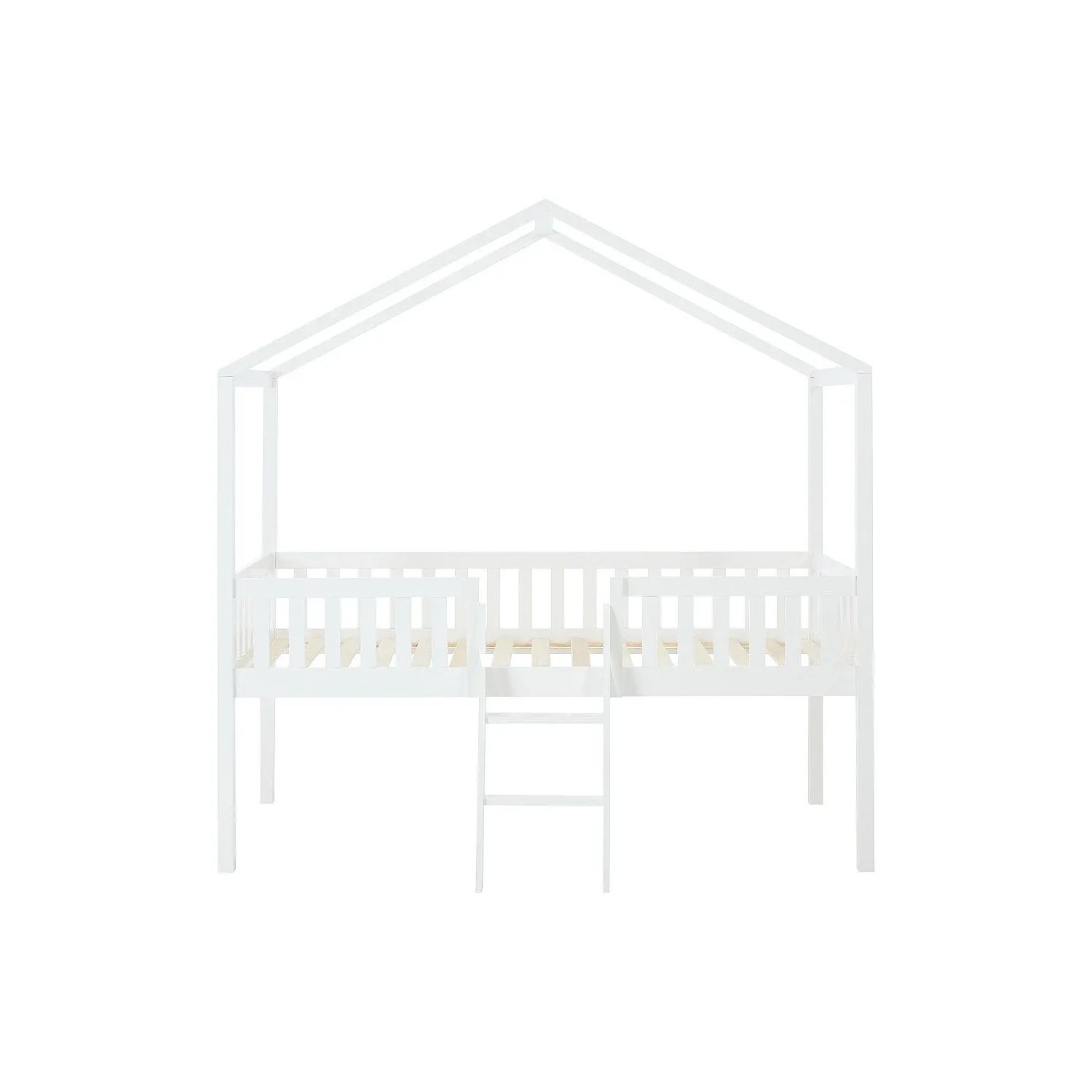 Vente-unique Hausbett Naleny Weiß 197.5 cm