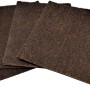 4 braune Kokosfaser Rückwände 30x30cm für Terrarien, geeignet zum Klettern.
