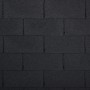 Schwarze Bitumen Rechteckschindeln zur Dacheindeckung, 2 m² Paket.