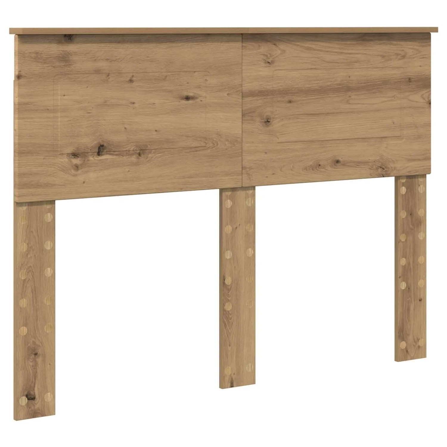 vidaXL Kopfteil mit Kopfteil Artisan-Eiche 135 cm Holzwerkstoff 888318