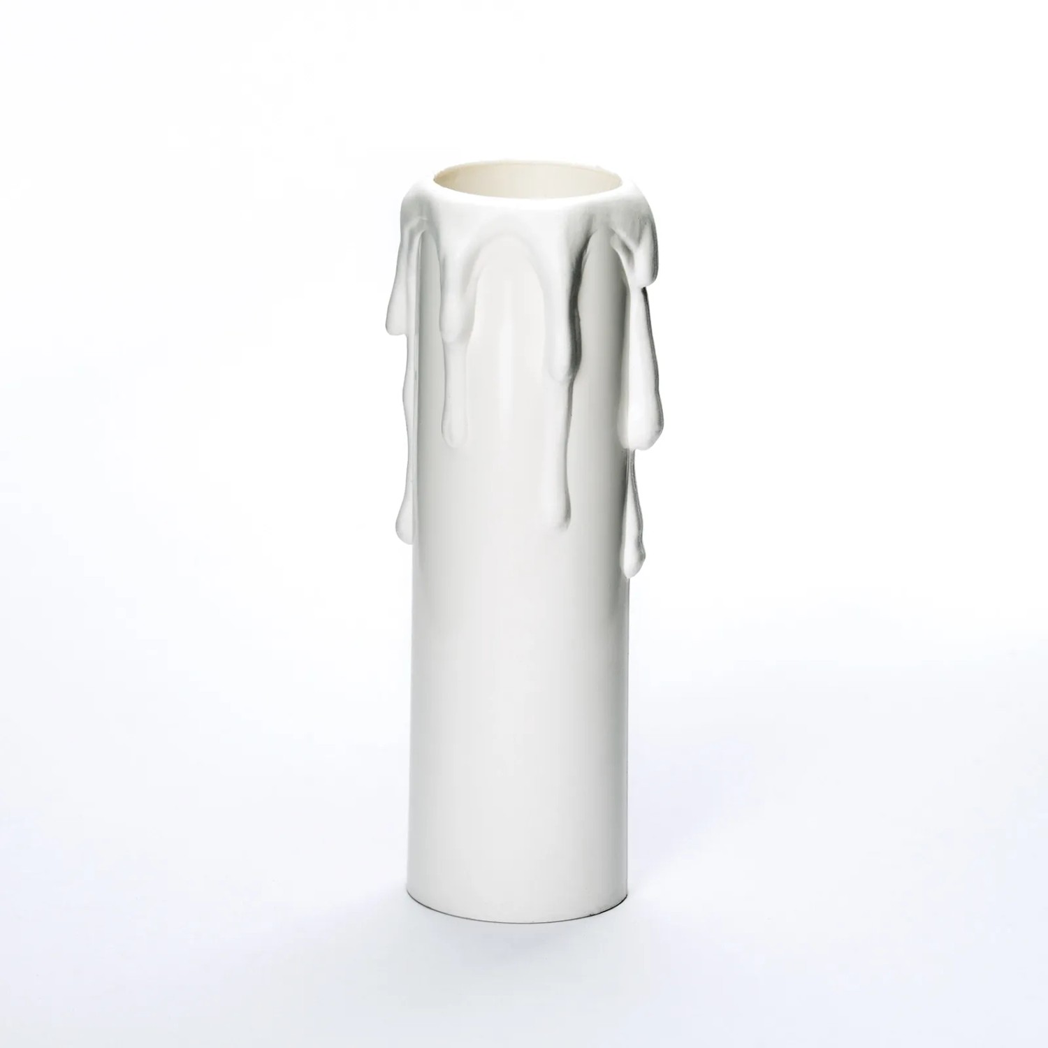 Orion Lightstyle Kerzenhülse mit Tropfen E14 26 mm x 85mm Weiß